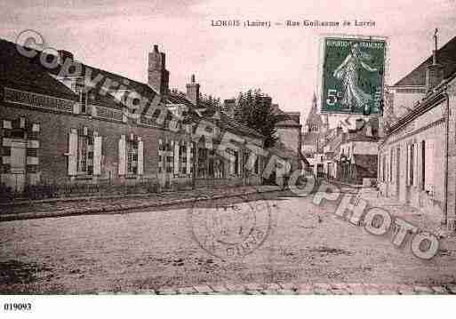 Ville de LORRIS, carte postale ancienne