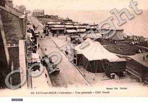 Ville de LUCSURMER, carte postale ancienne