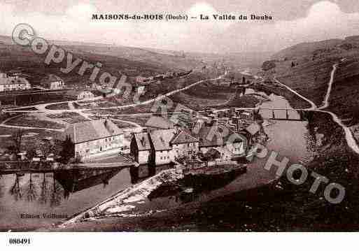 Ville de MAISONSDUBOISLIEVREMONT, carte postale ancienne