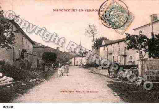 Ville de MANONCOURTENVERMOIS, carte postale ancienne