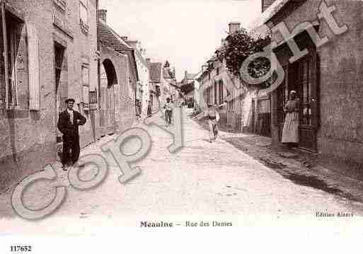 Ville de MEAULNE, carte postale ancienne