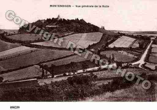 Ville de MONTENOISON, carte postale ancienne