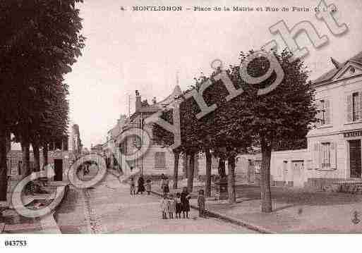 Ville de MONTLIGNON, carte postale ancienne