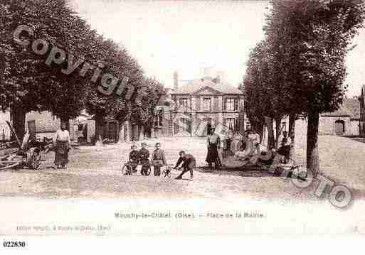 Ville de MOUCHYLECHATEL, carte postale ancienne