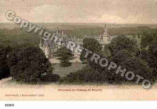 Ville de MOUCHYLECHATEL, carte postale ancienne