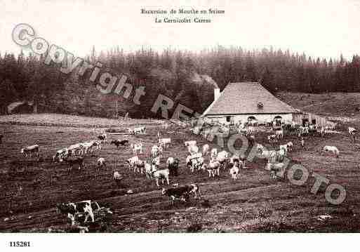 Ville de MOUTHE, carte postale ancienne