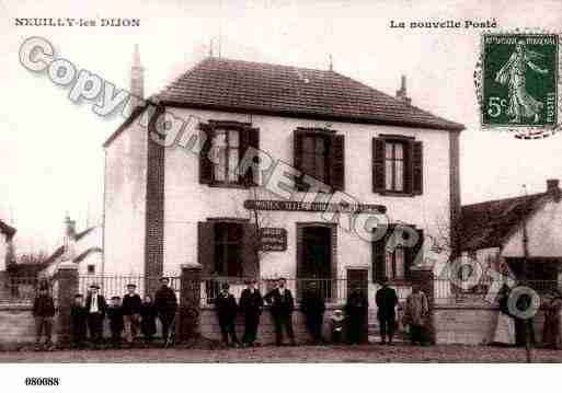 Ville de NEUILLYLESDIJON, carte postale ancienne