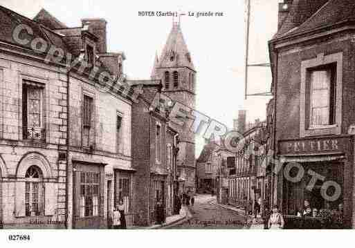 Ville de NOYENSURSARTHE, carte postale ancienne