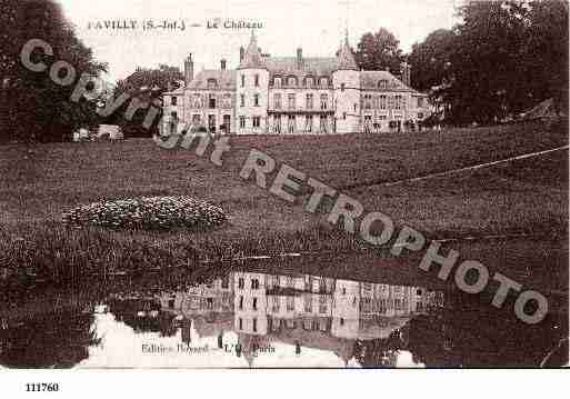 Ville de PAVILLY, carte postale ancienne