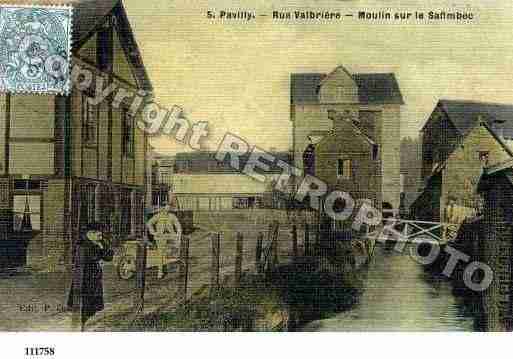 Ville de PAVILLY, carte postale ancienne