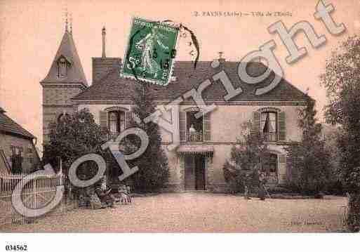 Ville de PAYNS, carte postale ancienne