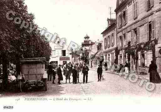 Ville de PIERREFONDS, carte postale ancienne