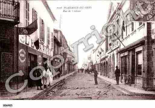 Ville de PLAISANCE, carte postale ancienne