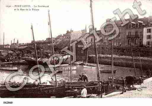 Ville de PORTLOUIS, carte postale ancienne