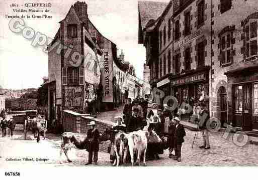 Ville de QUIMPERLE, carte postale ancienne