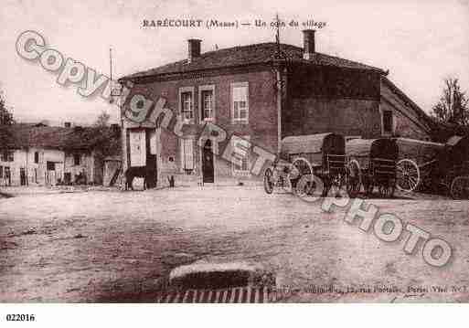 Ville de RARECOURT, carte postale ancienne