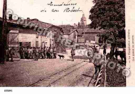 Ville de RARECOURT, carte postale ancienne