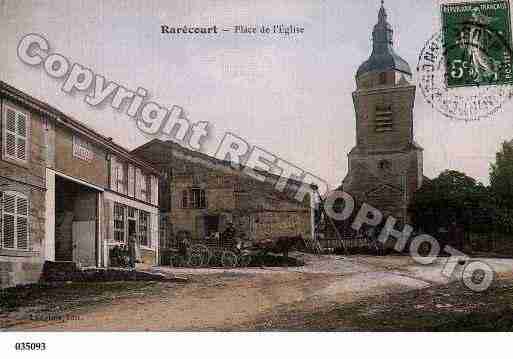 Ville de RARECOURT, carte postale ancienne