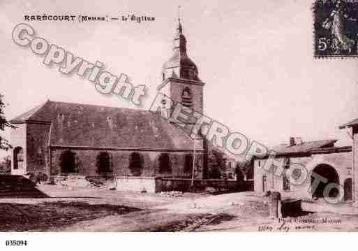 Ville de RARECOURT, carte postale ancienne