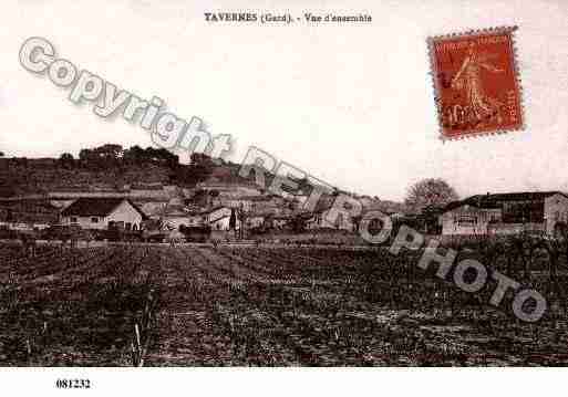 Ville de RIBAUTELESTAVERNES, carte postale ancienne