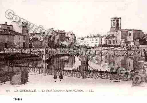 Ville de ROCHELLE(LA), carte postale ancienne