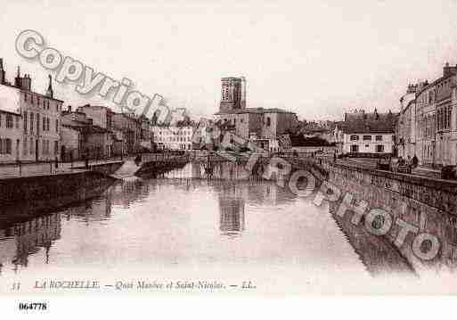 Ville de ROCHELLE(LA), carte postale ancienne