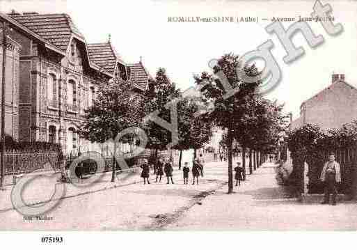 Ville de ROMILLYSURSEINE, carte postale ancienne