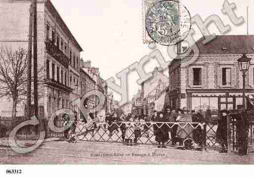 Ville de ROMILLYSURSEINE, carte postale ancienne