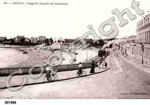 Ville de ROYAN, carte postale ancienne