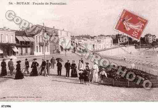 Ville de ROYAN, carte postale ancienne