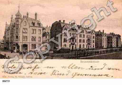 Ville de SABLON, carte postale ancienne