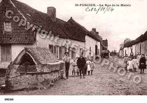 Ville de SAINTFUSCIEN, carte postale ancienne