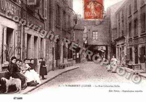 Ville de SAINTJUSTSAINTRAMBERT, carte postale ancienne