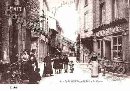 Ville de SAINTJUSTSAINTRAMBERT, carte postale ancienne