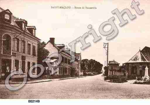 Ville de SAINTMACLOU, carte postale ancienne