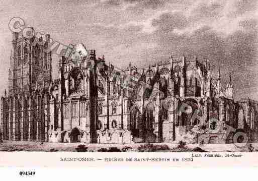 Ville de SAINTOMER, carte postale ancienne