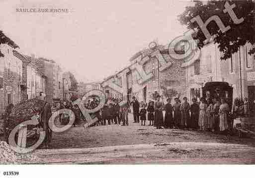 Ville de SAULCESURRHONE, carte postale ancienne