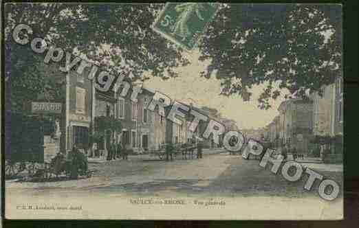 Ville de SAULCESURRHONE, carte postale ancienne