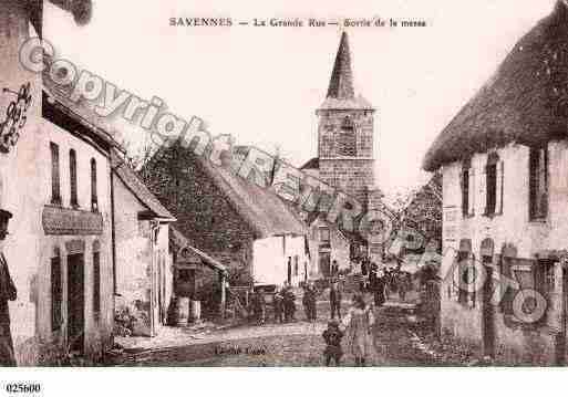 Ville de SAVENNES, carte postale ancienne