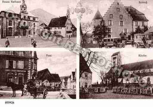Ville de SOULTZMATT, carte postale ancienne