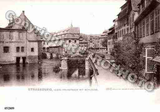 Ville de STRASBOURG, carte postale ancienne