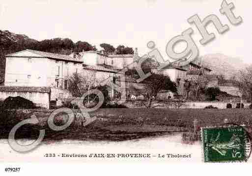 Ville de THOLONET(LE), carte postale ancienne