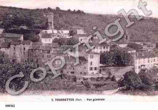 Ville de TOURRETTES, carte postale ancienne Ville de TOURRETTES, carte postale ancienne