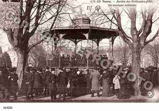 Ville de TOURS, carte postale ancienne