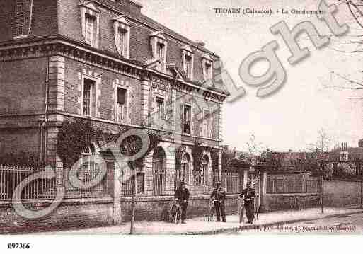 Ville de TROARN, carte postale ancienne