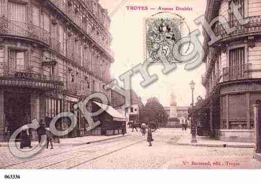 Ville de TROYES, carte postale ancienne