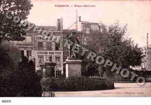 Ville de VERDUN, carte postale ancienne