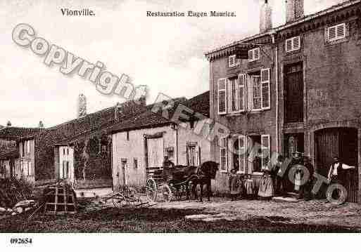 Ville de VIONVILLE, carte postale ancienne