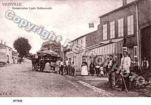 Ville de VIONVILLE, carte postale ancienne