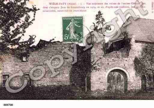 Ville de WIEGEFATY, carte postale ancienne